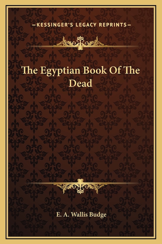 Front cover_The Egyptian Book Of The Dead