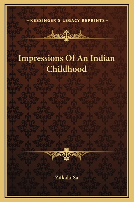 Couverture_Impressions Of An Indian Childhood