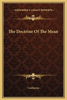 Couverture_The Doctrine Of The Mean