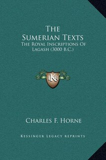 Front cover_The Sumerian Texts
