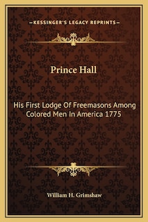 Front cover_Prince Hall