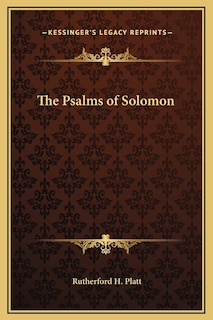 Front cover_The Psalms of Solomon