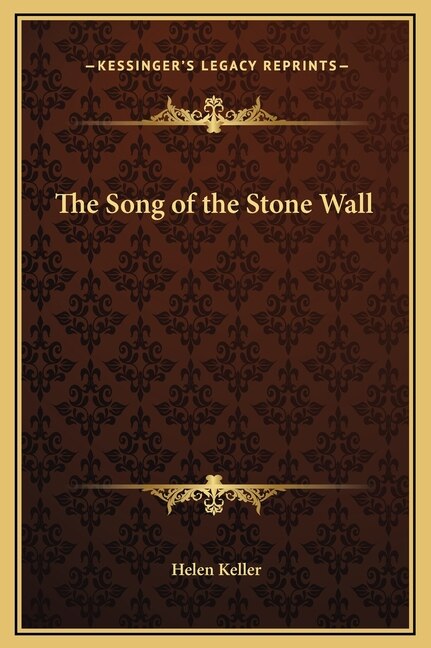 Front cover_The Song of the Stone Wall