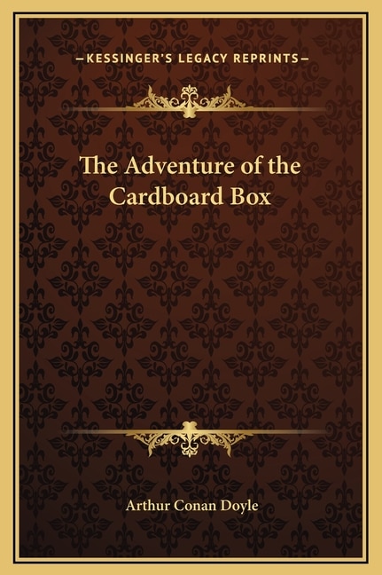Front cover_The Adventure of the Cardboard Box