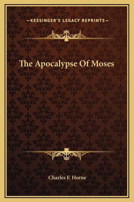 Front cover_The Apocalypse Of Moses