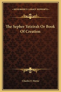 Front cover_The Sepher Yetzirah Or Book Of Creation