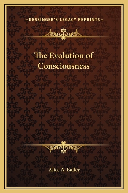 Front cover_The Evolution of Consciousness