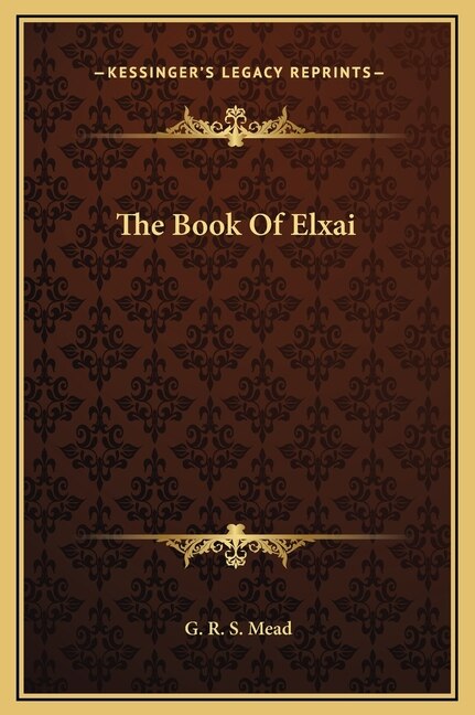 Front cover_The Book Of Elxai