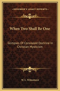 Front cover_When Two Shall Be One