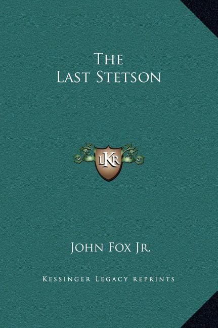 Front cover_The Last Stetson