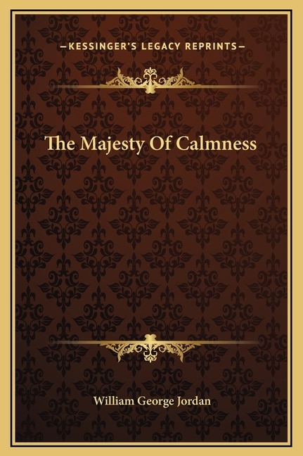 Front cover_The Majesty Of Calmness