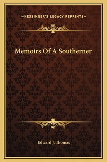 Couverture_Memoirs Of A Southerner