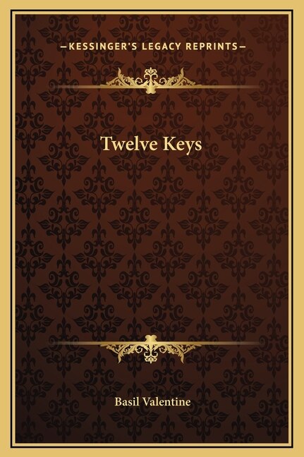 Front cover_Twelve Keys