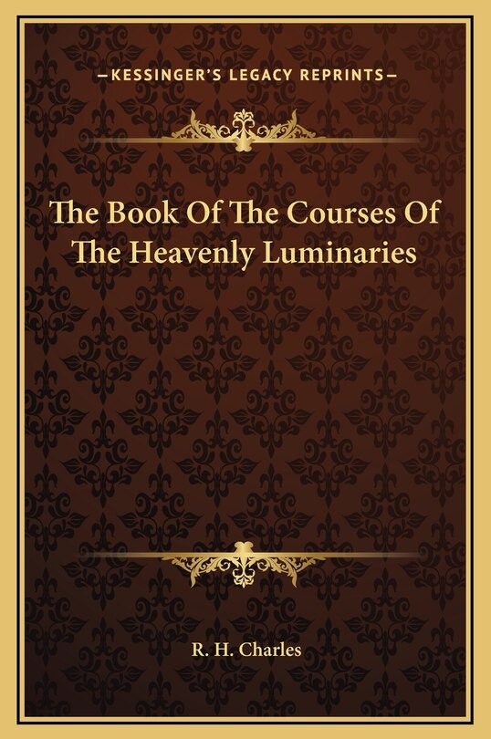 Front cover_The Book Of The Courses Of The Heavenly Luminaries
