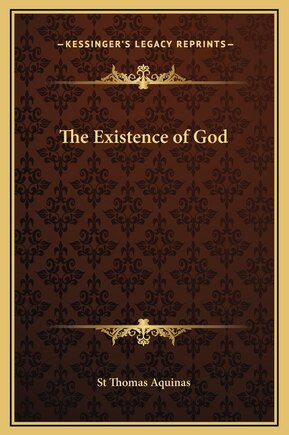 The Existence of God