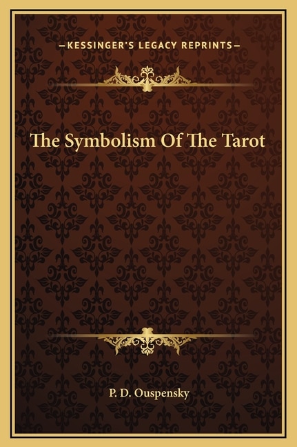 Front cover_The Symbolism Of The Tarot