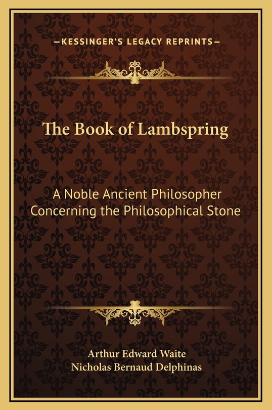Front cover_The Book of Lambspring