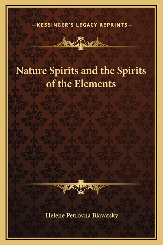 Front cover_Nature Spirits and the Spirits of the Elements