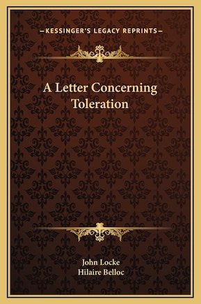 A Letter Concerning Toleration