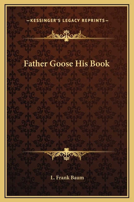 Couverture_Father Goose His Book