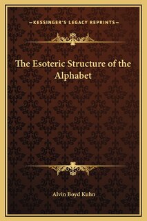 Front cover_The Esoteric Structure of the Alphabet
