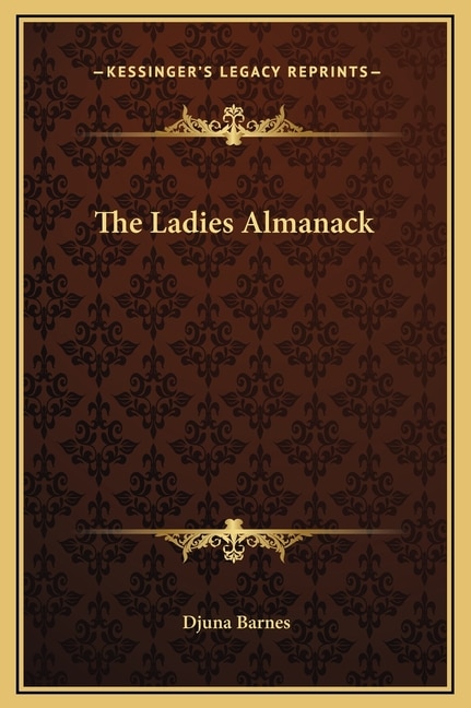 Front cover_The Ladies Almanack