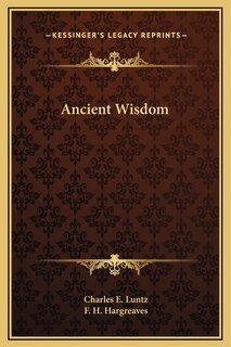 Front cover_Ancient Wisdom
