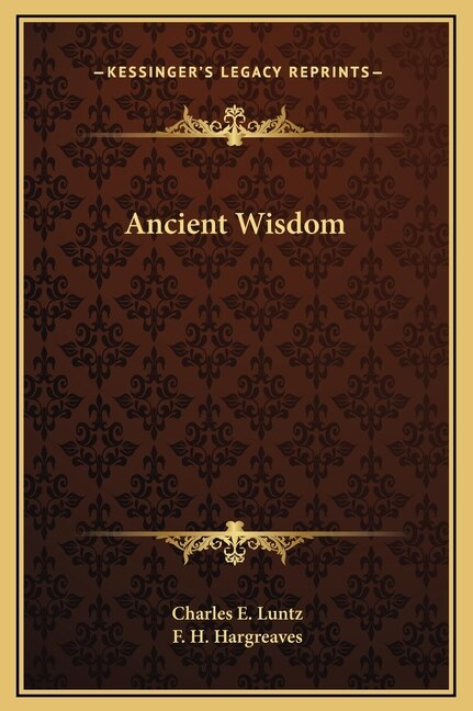 Front cover_Ancient Wisdom