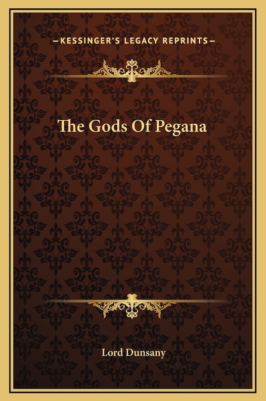 Front cover_The Gods Of Pegana