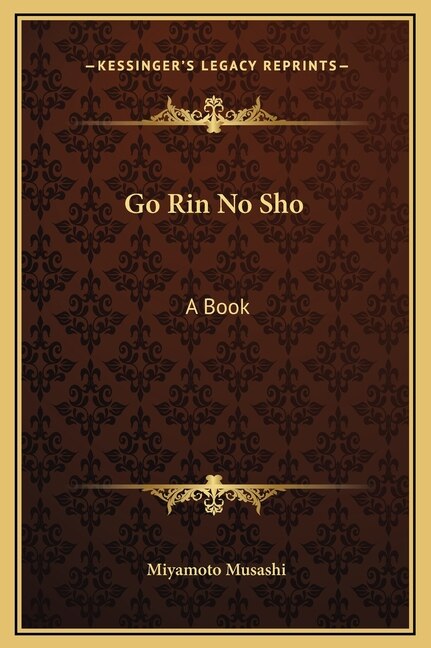 Front cover_Go Rin No Sho