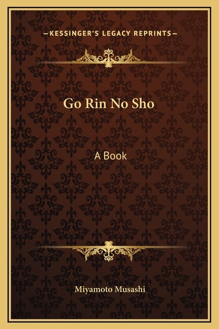 Go Rin No Sho: A Book