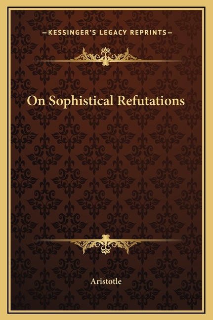Couverture_On Sophistical Refutations