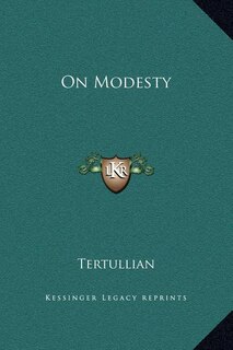 Couverture_On Modesty