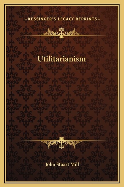 Front cover_Utilitarianism