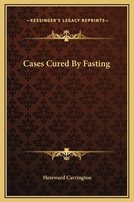Front cover_Cases Cured By Fasting