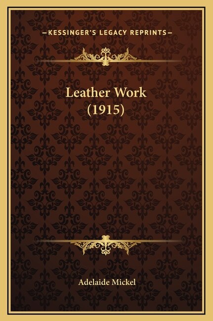 Front cover_Leather Work (1915)