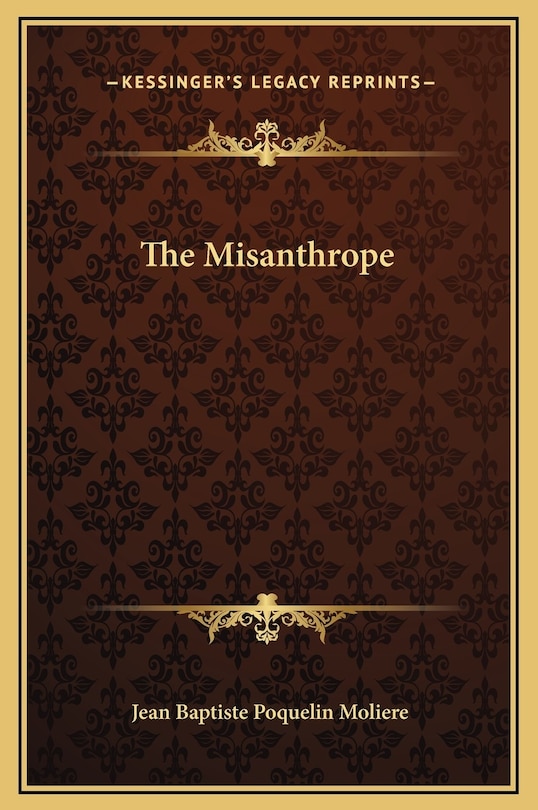 Front cover_The Misanthrope