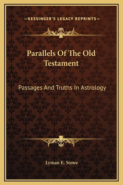 Couverture_Parallels Of The Old Testament