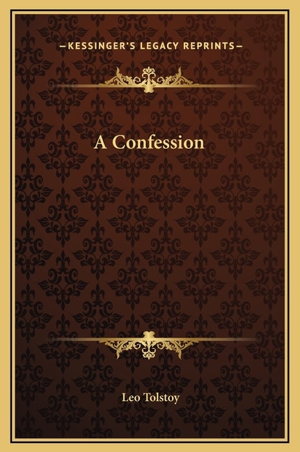 Front cover_A Confession