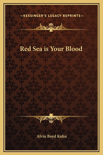 Front cover_Red Sea is Your Blood