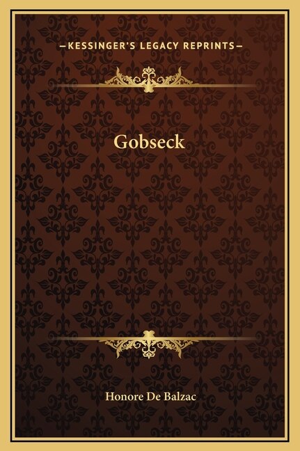 Front cover_Gobseck