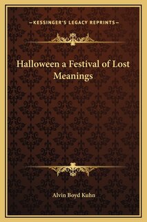 Couverture_Halloween a Festival of Lost Meanings