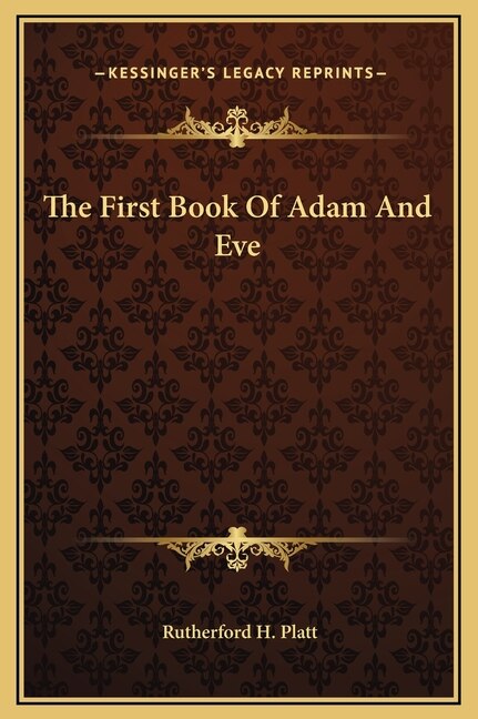 Front cover_The First Book Of Adam And Eve