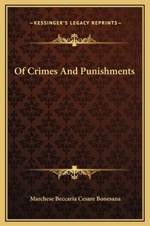 Front cover_Of Crimes And Punishments