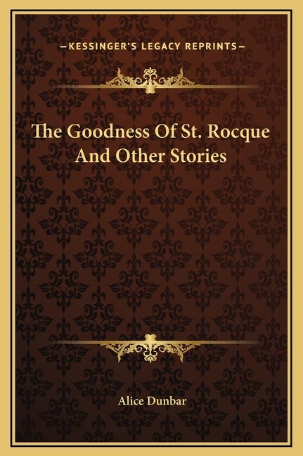 Front cover_The Goodness Of St. Rocque And Other Stories