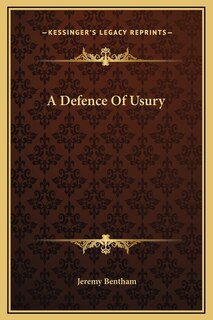 Front cover_A Defence Of Usury