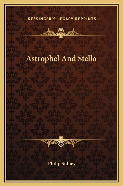Front cover_Astrophel And Stella