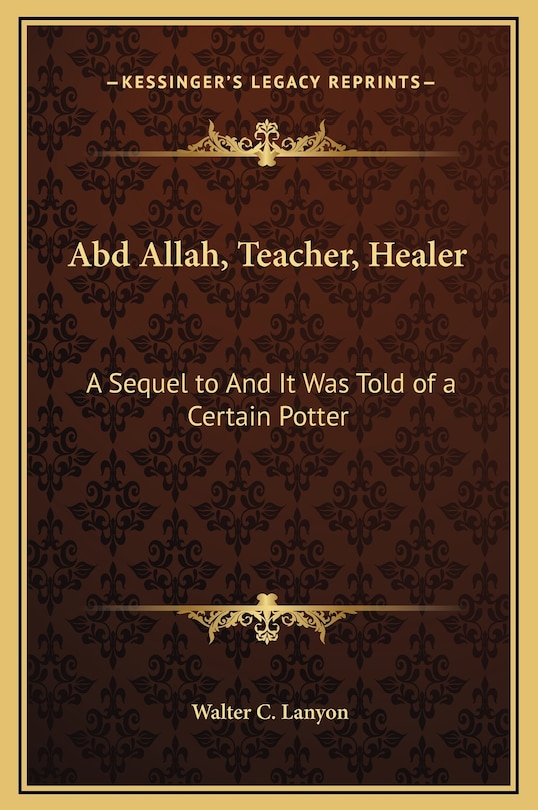 Couverture_Abd Allah, Teacher, Healer