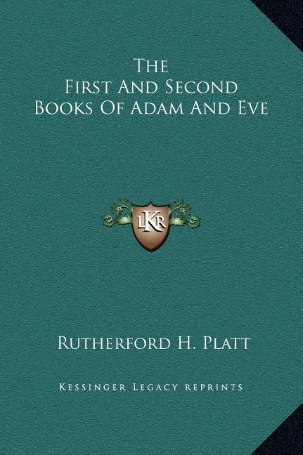 Couverture_The First And Second Books Of Adam And Eve