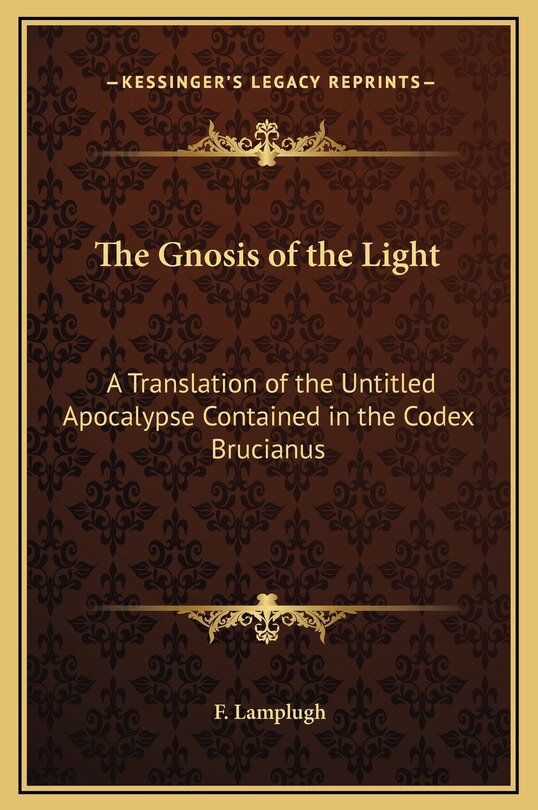 Front cover_The Gnosis of the Light